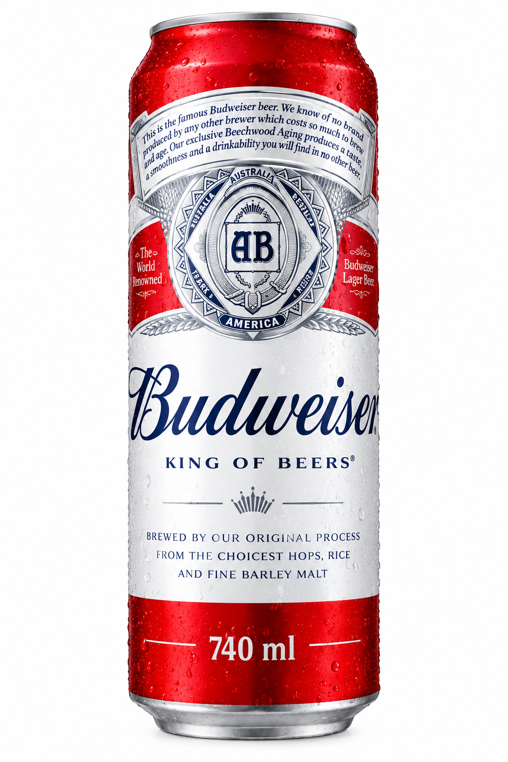 Budweiser Lager Can (740 ml)