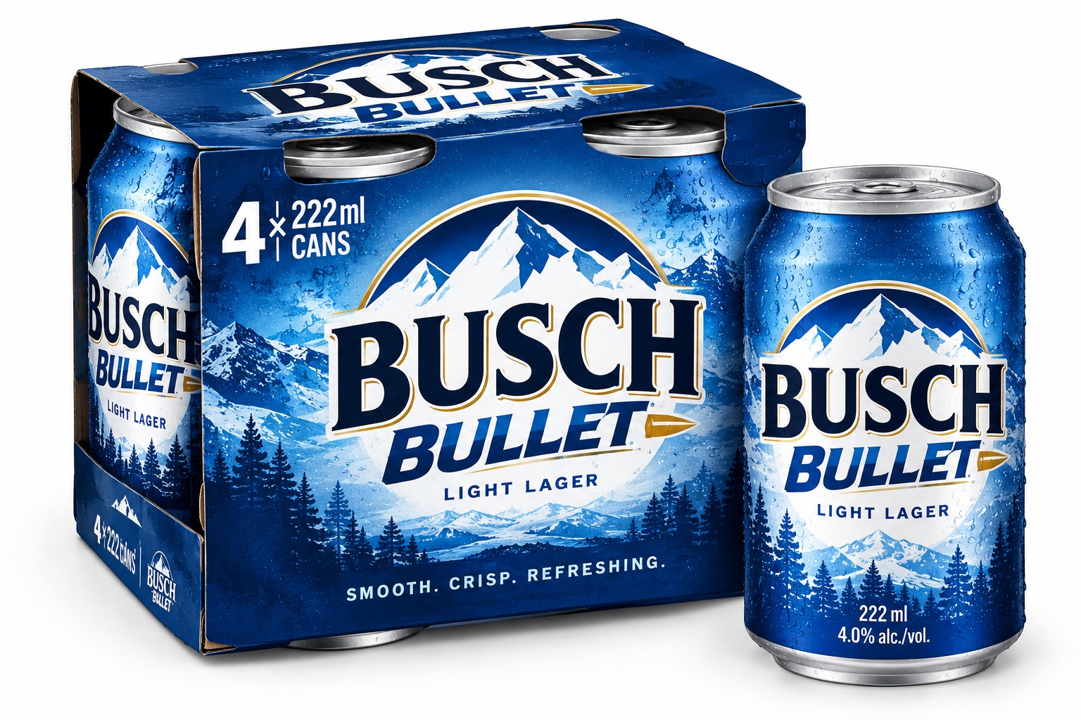 Busch Bullet (4 × 222 ml)