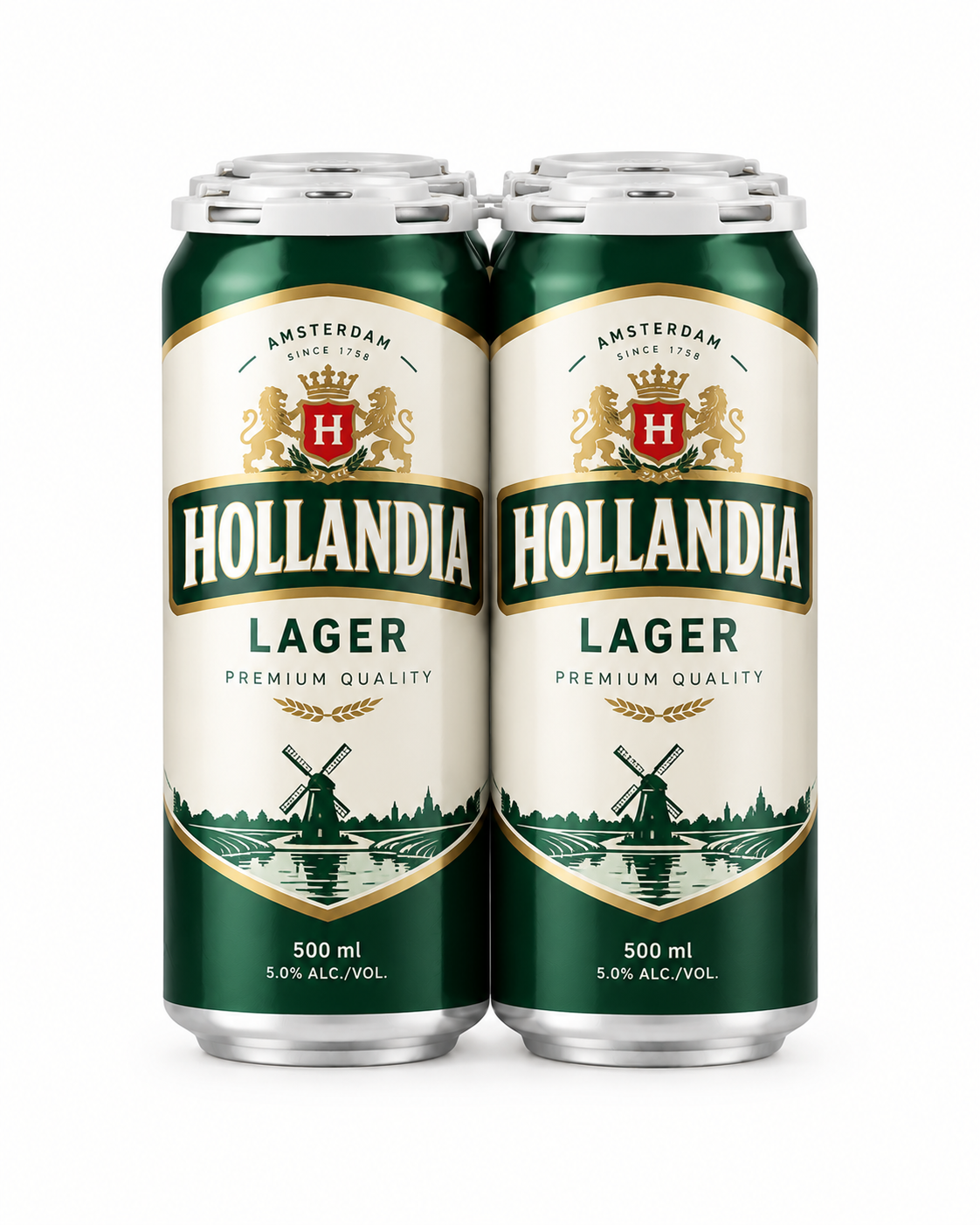 Hollandia Lager (500 ml x 4 ct)