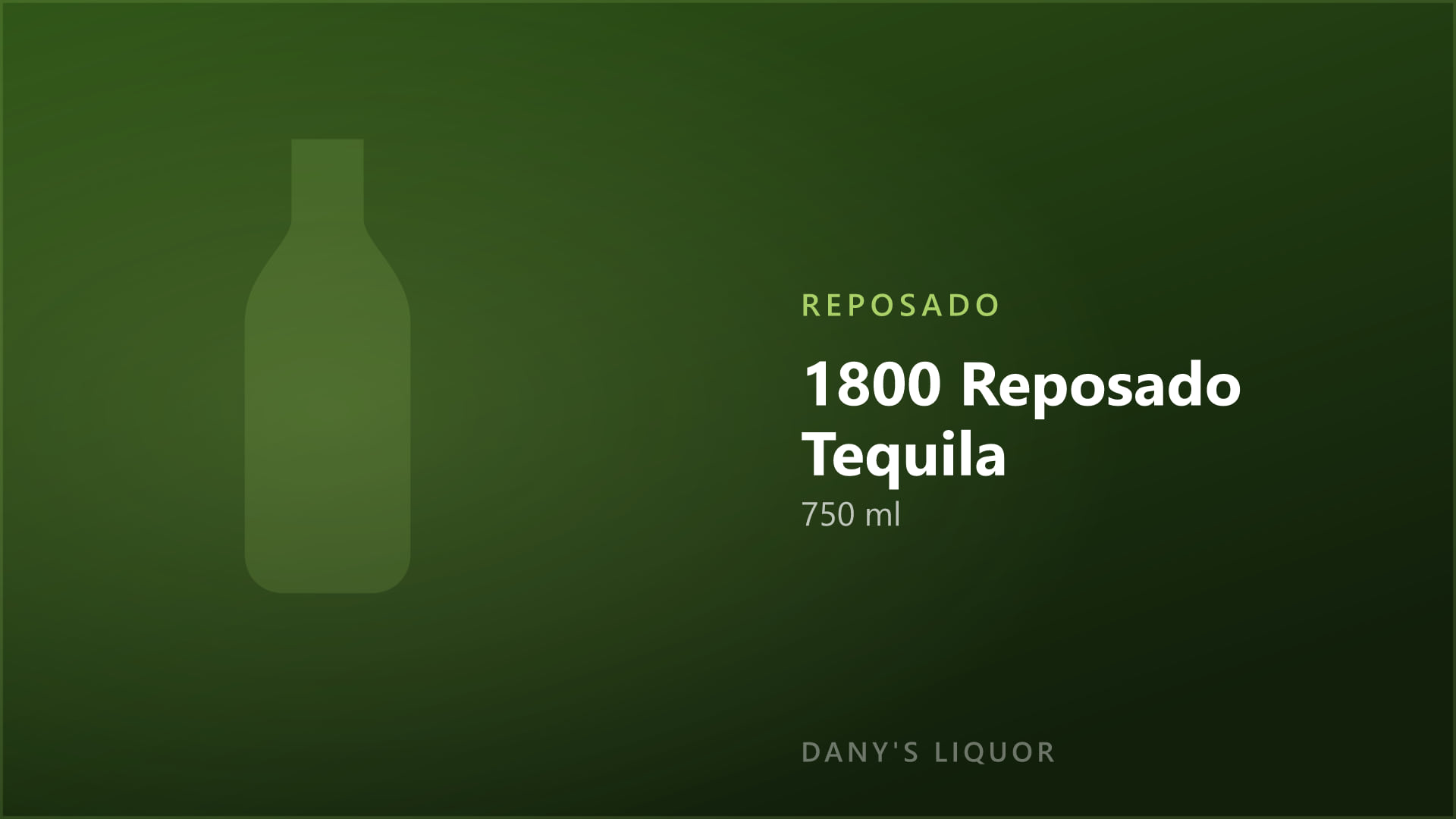 1800 Reposado Tequila (750 ml)