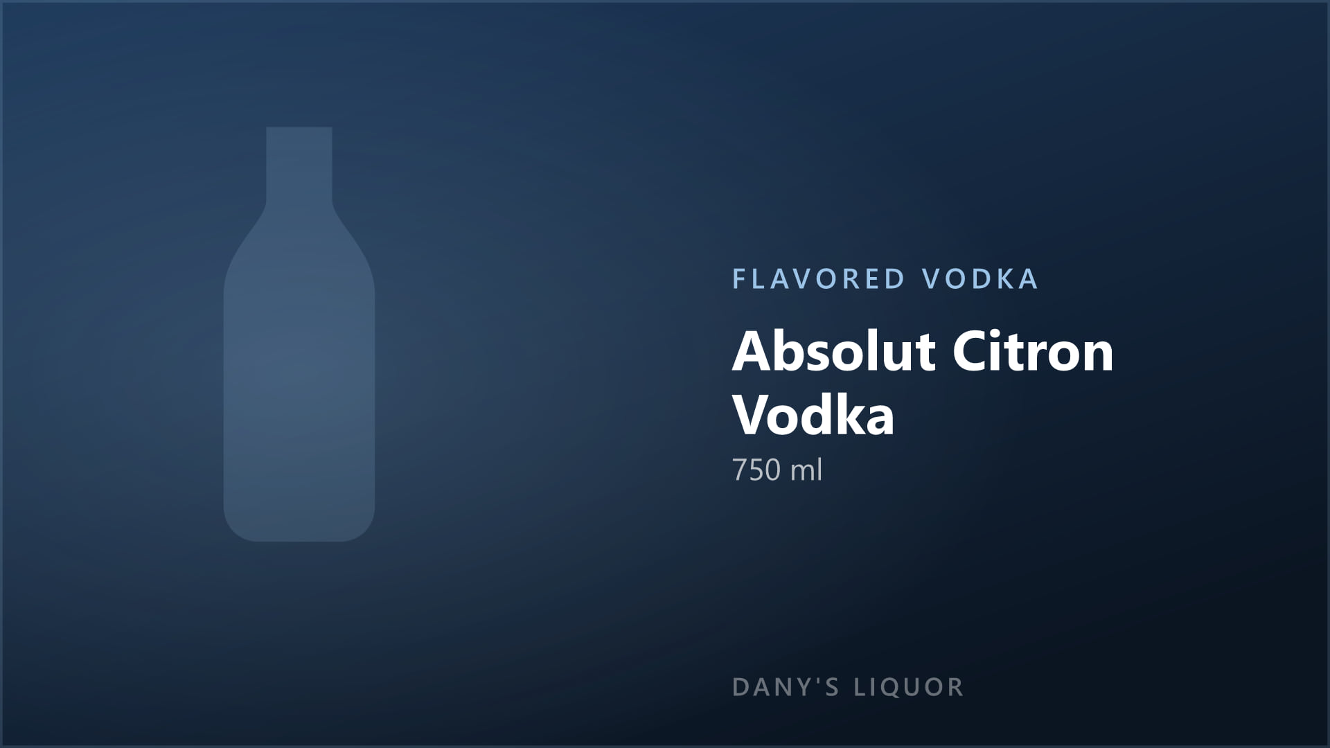 Absolut Citron Vodka (750 ml)