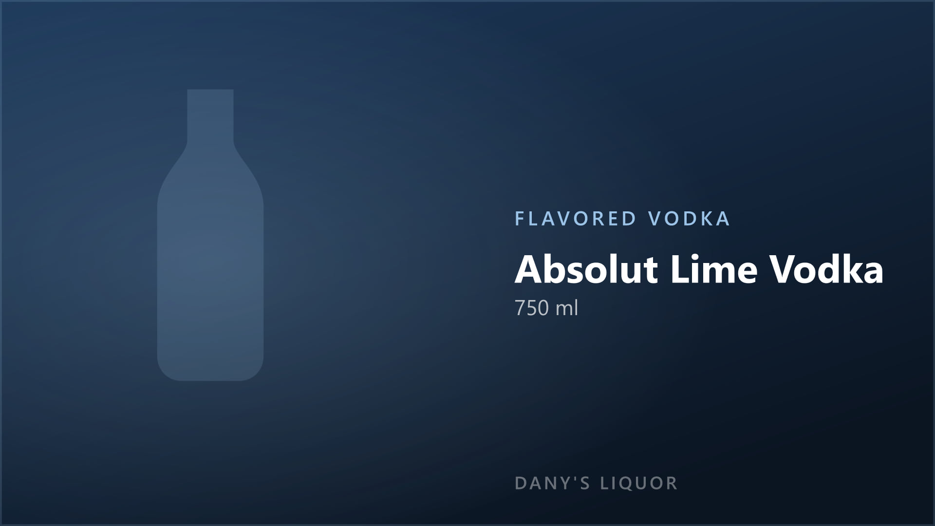 Absolut Lime Vodka (750 ml)