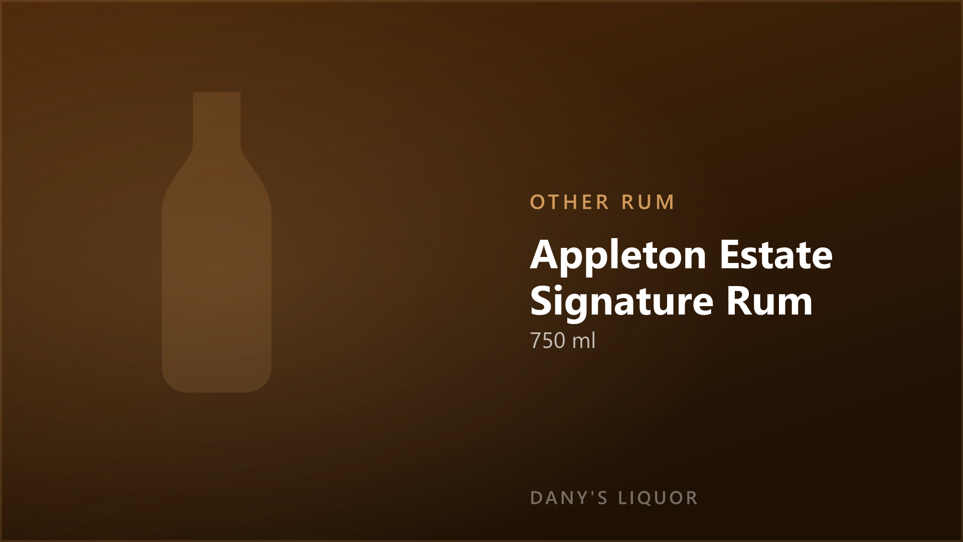 Appleton Estate Signature Rum (750 ml)