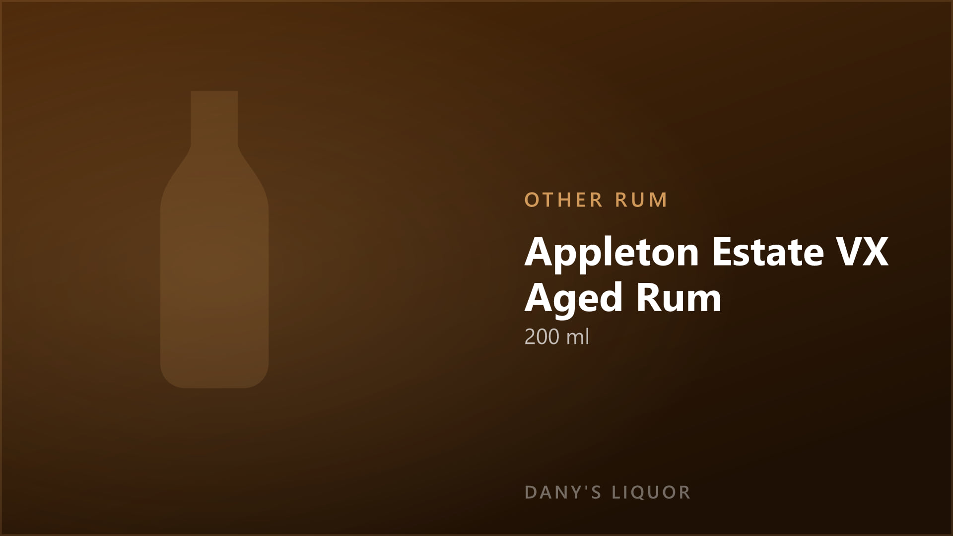 Appleton Estate VX Aged Rum (200 ml)