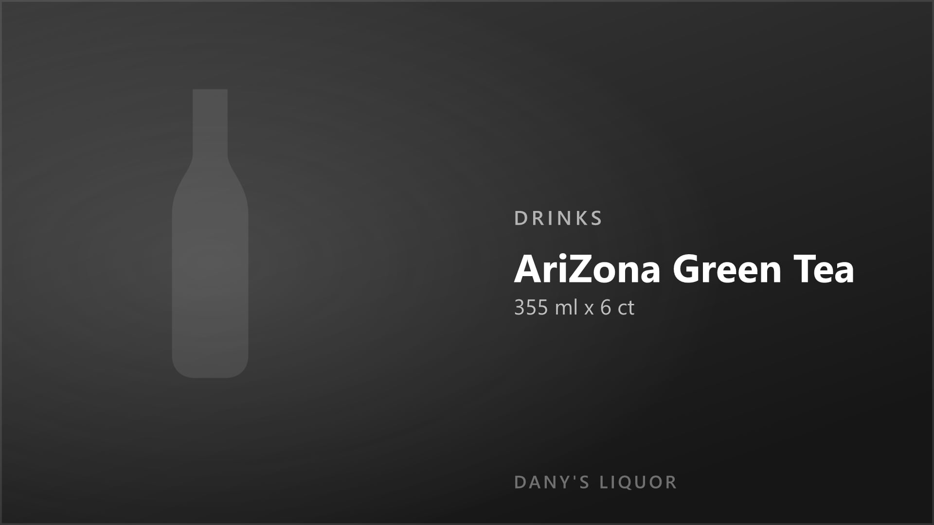AriZona Green Tea (355 ml x 6 ct)