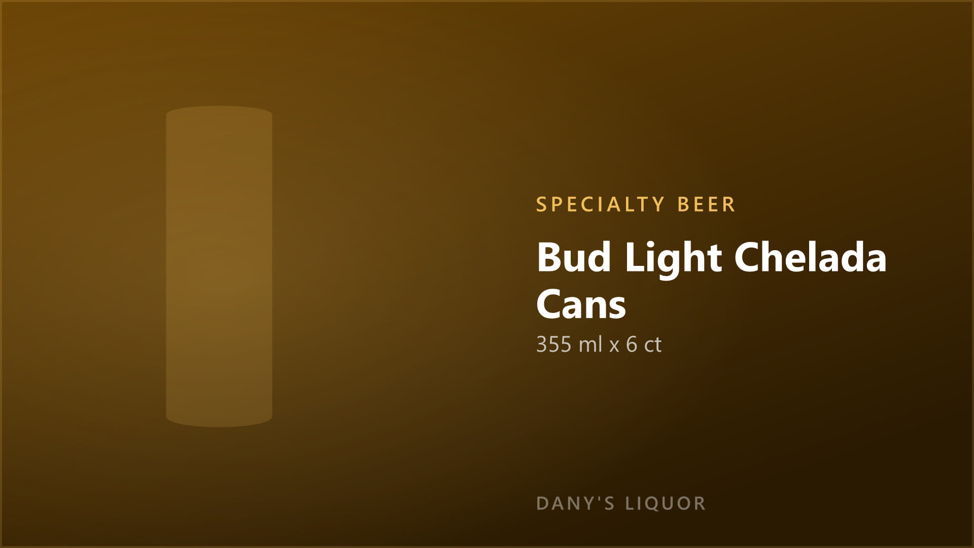 Bud Light Chelada Cans (355 ml x 6 ct)