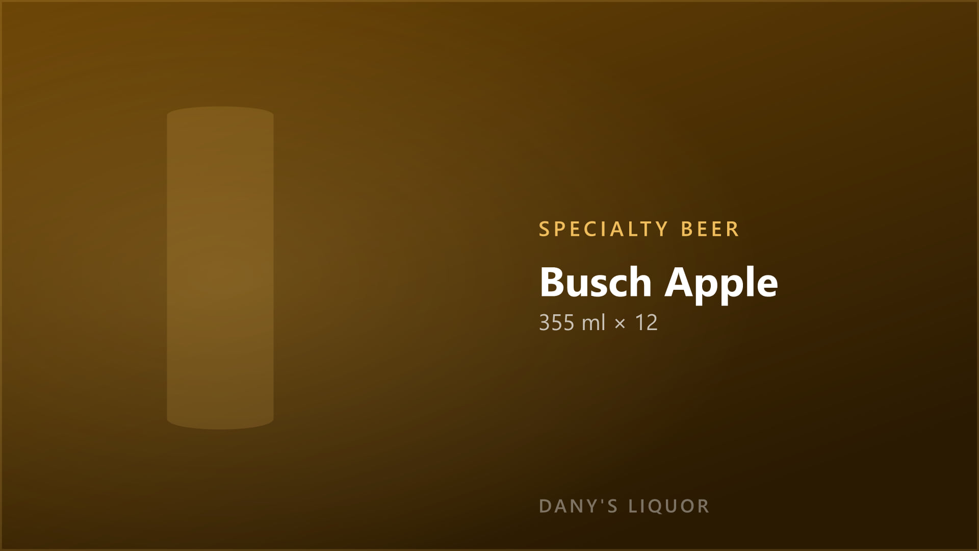Busch Apple (355 ml × 12)