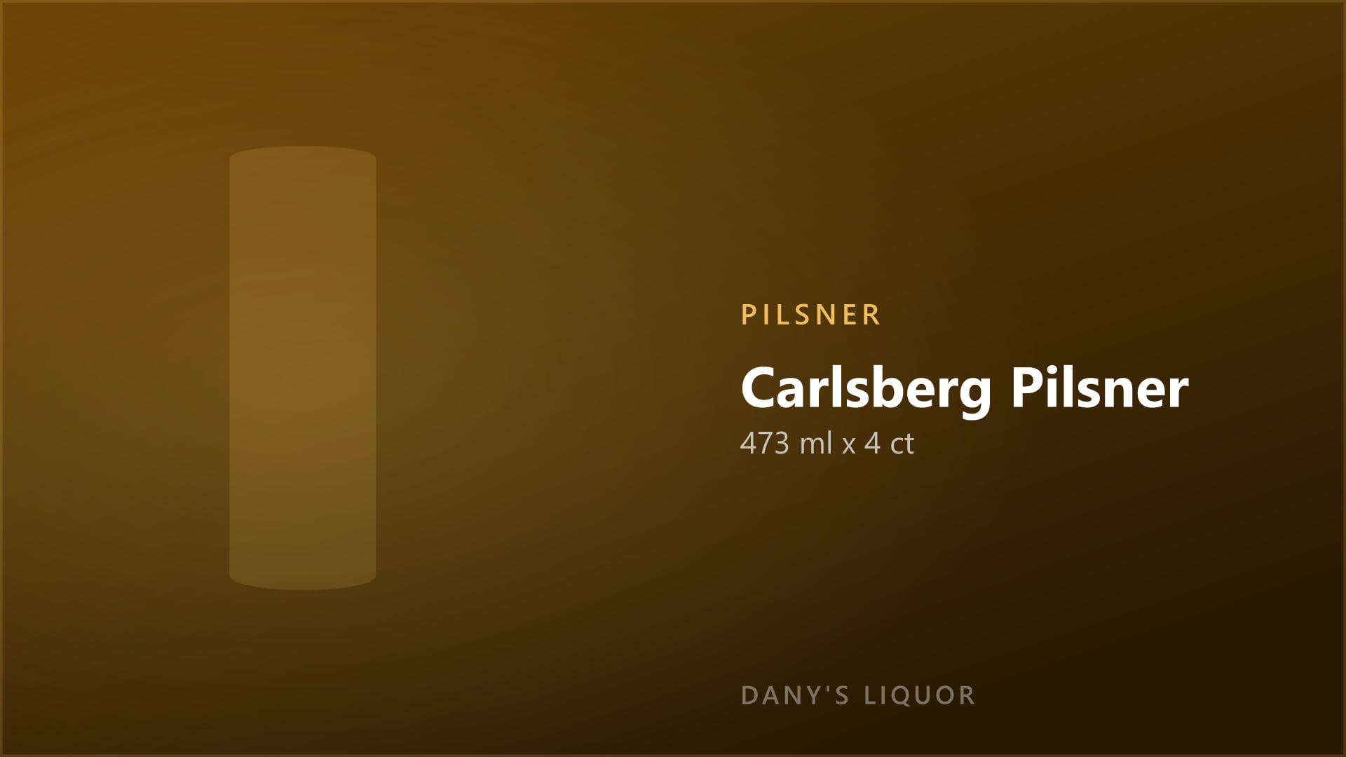 Carlsberg Pilsner (473 ml x 4 ct)