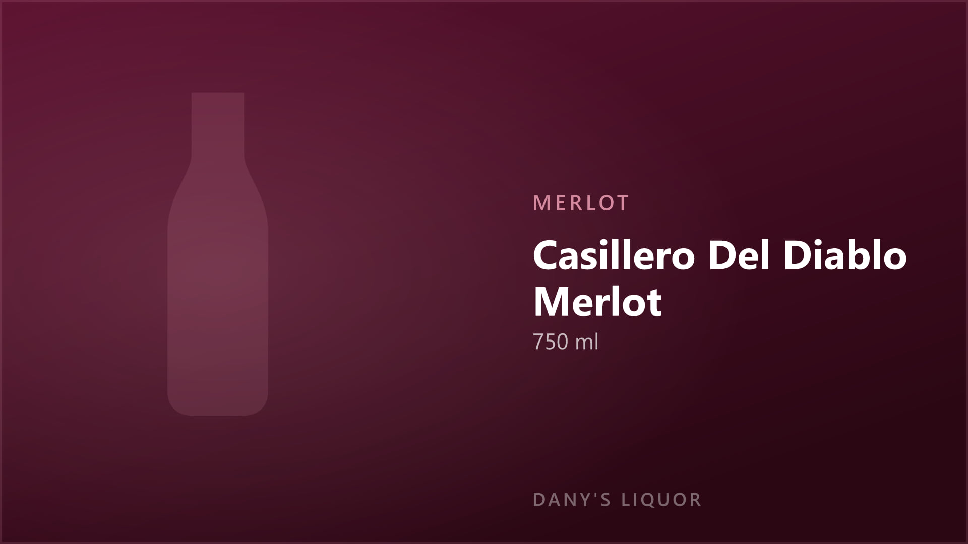 Casillero Del Diablo Merlot (750 ml)