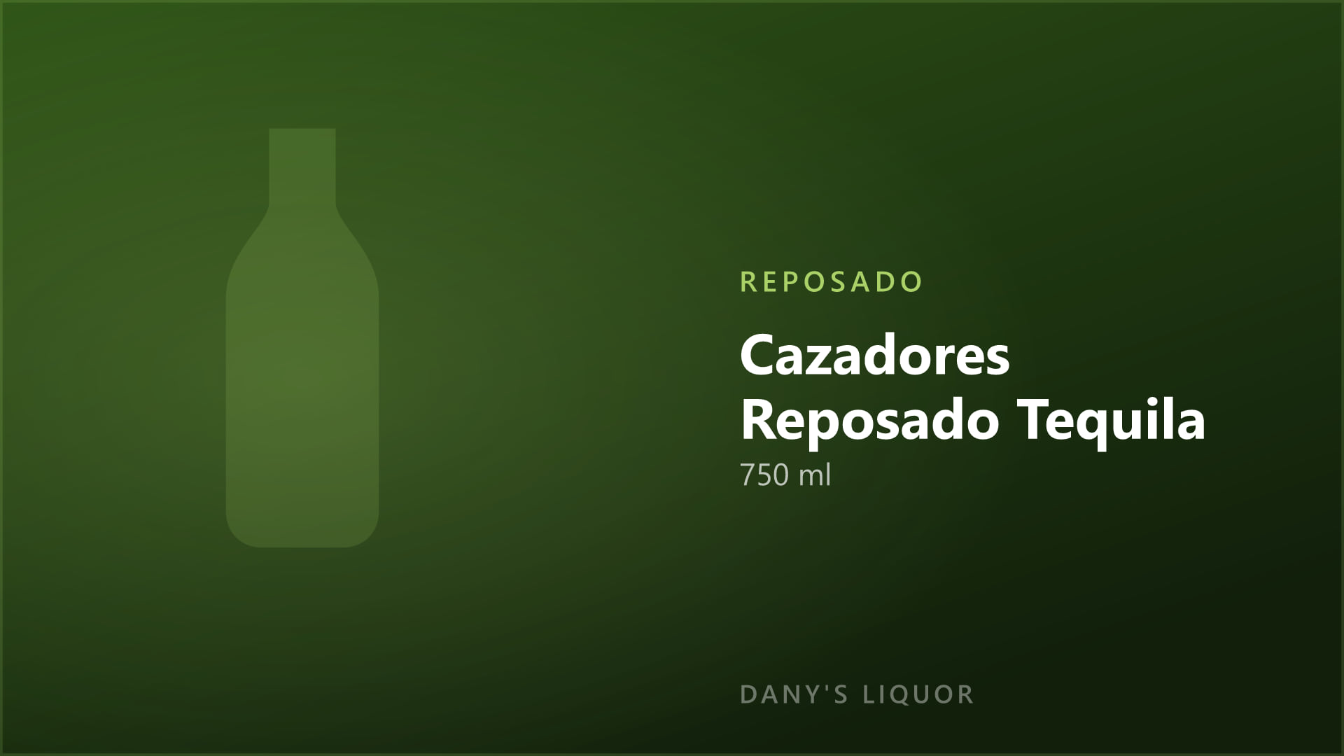 Cazadores Reposado Tequila (750 ml)