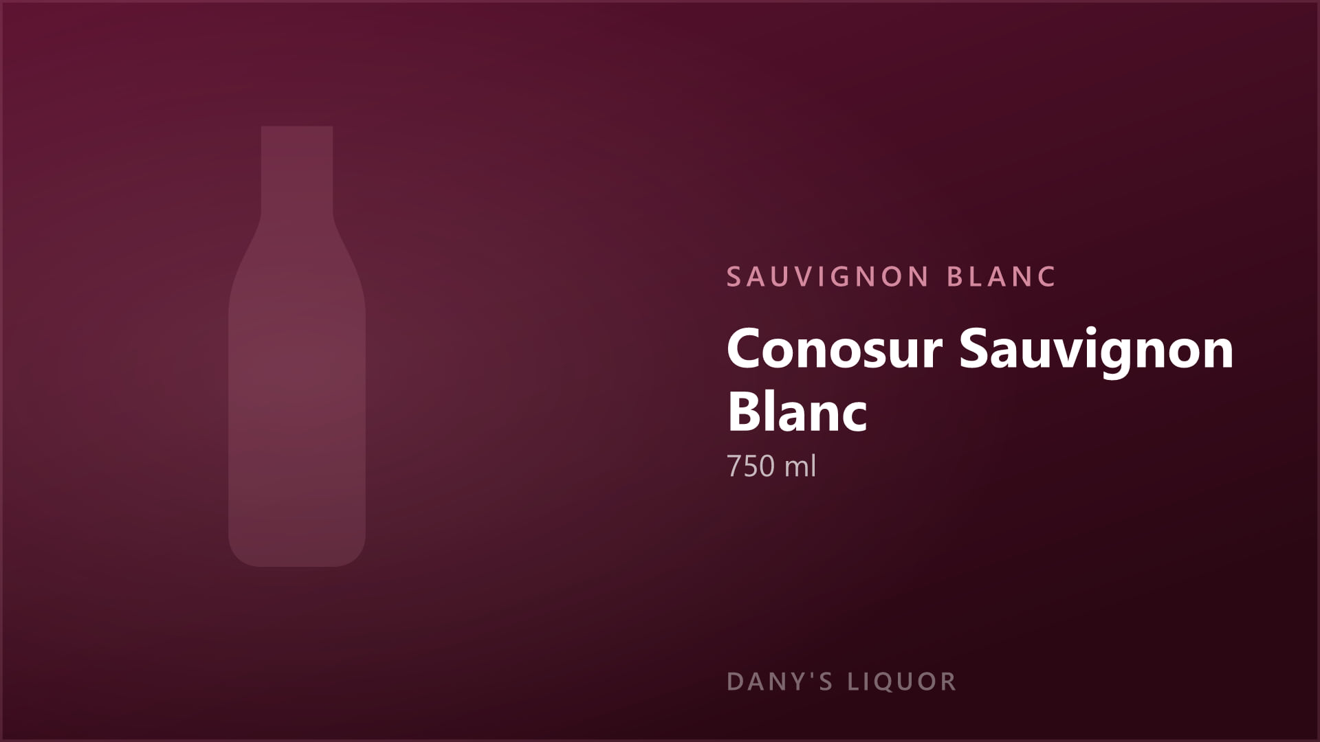 Conosur Sauvignon Blanc (750 ml)