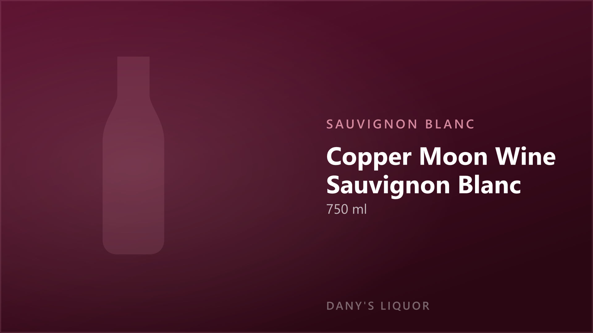 Copper Moon Wine Sauvignon Blanc (750 ml)