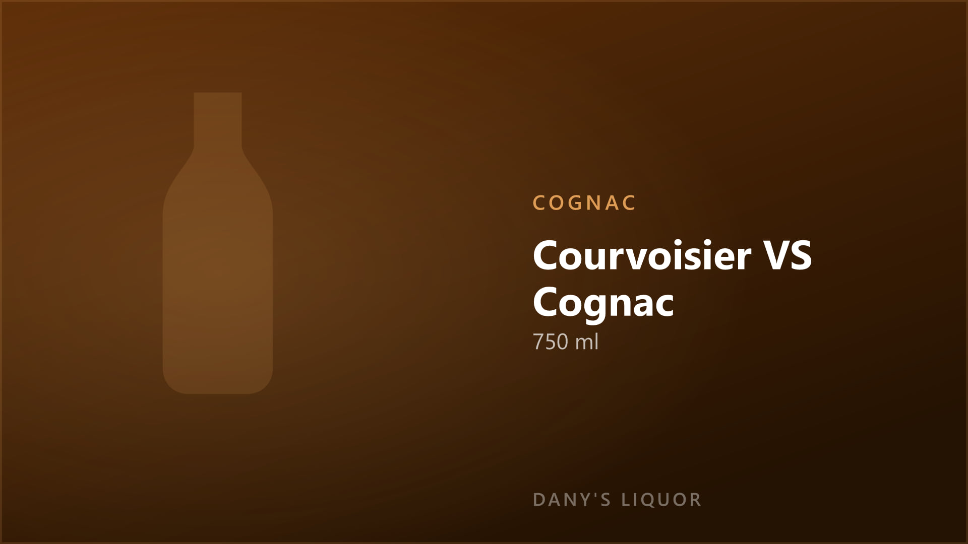 Courvoisier VS Cognac (750 ml)