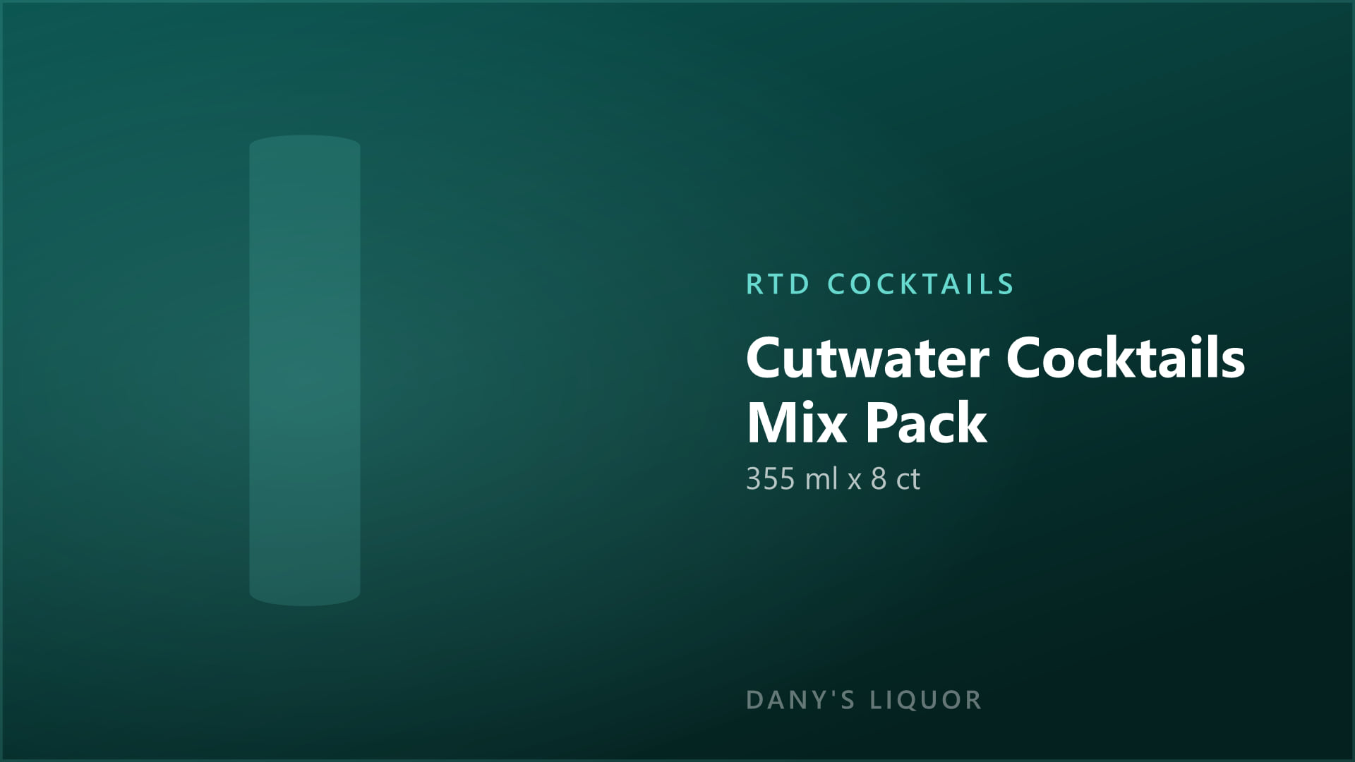 Cutwater Cocktails Mix Pack (355 ml x 8 ct)