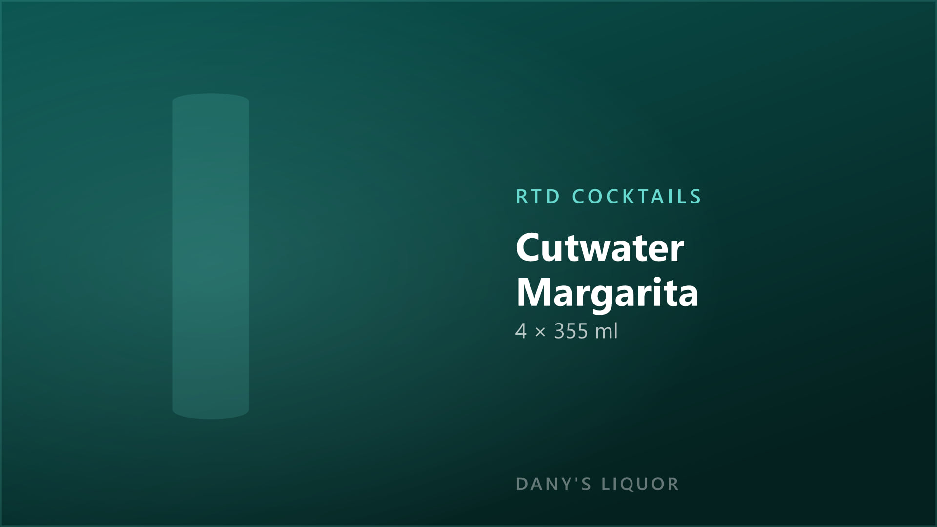Cutwater Margarita (4 × 355 ml)