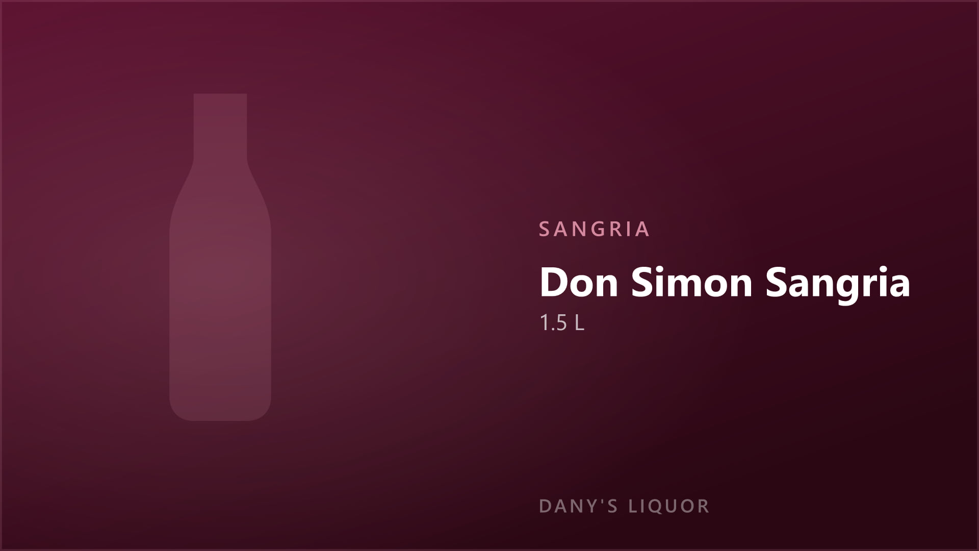 Don Simon Sangria (1.5 L)