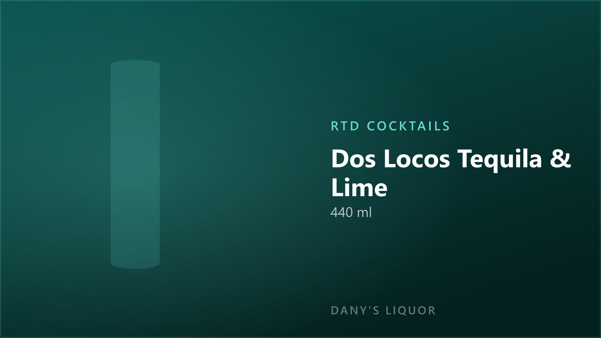Dos Locos Tequila & Lime (440 ml)