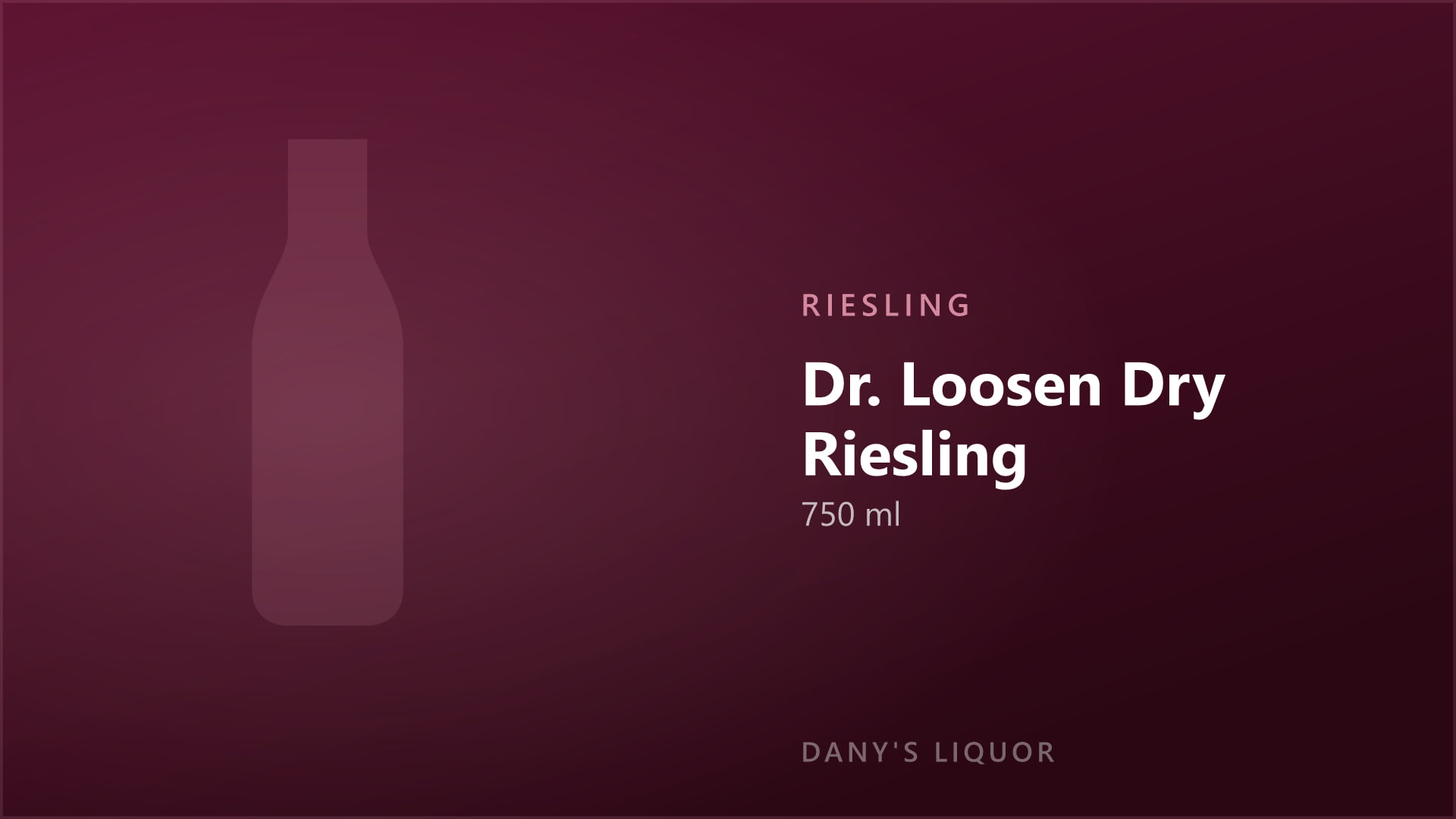 Dr. Loosen Dry Riesling (750 ml)