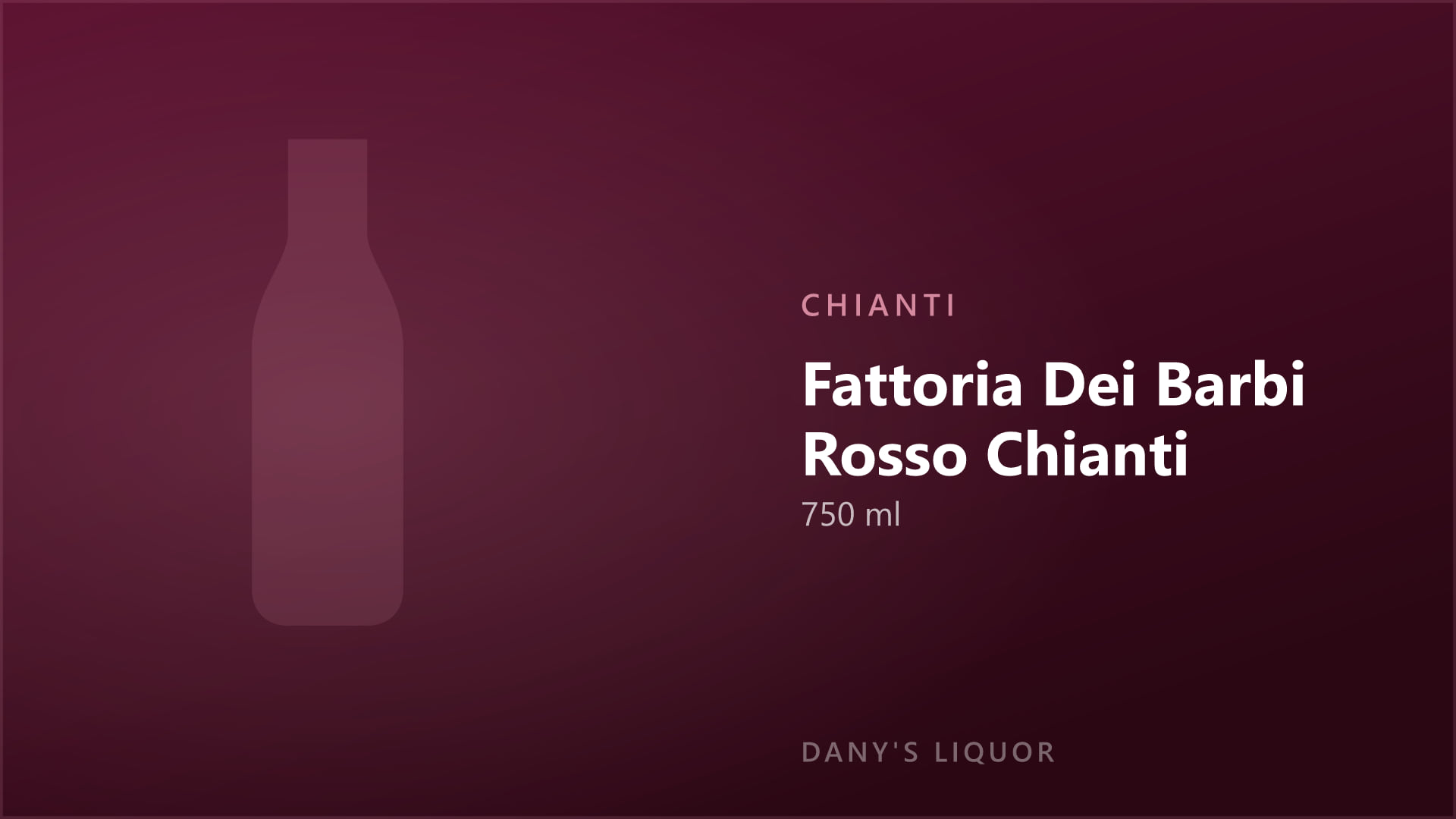 Fattoria Dei Barbi Rosso Chianti (750 ml)
