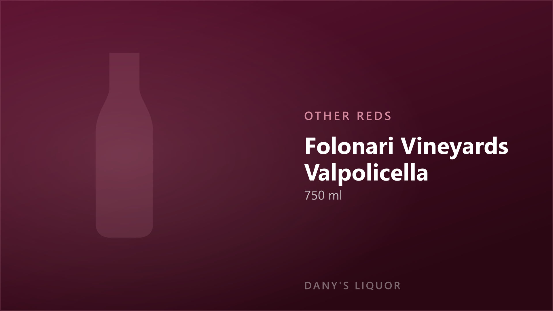 Folonari Vineyards Valpolicella (750 ml)