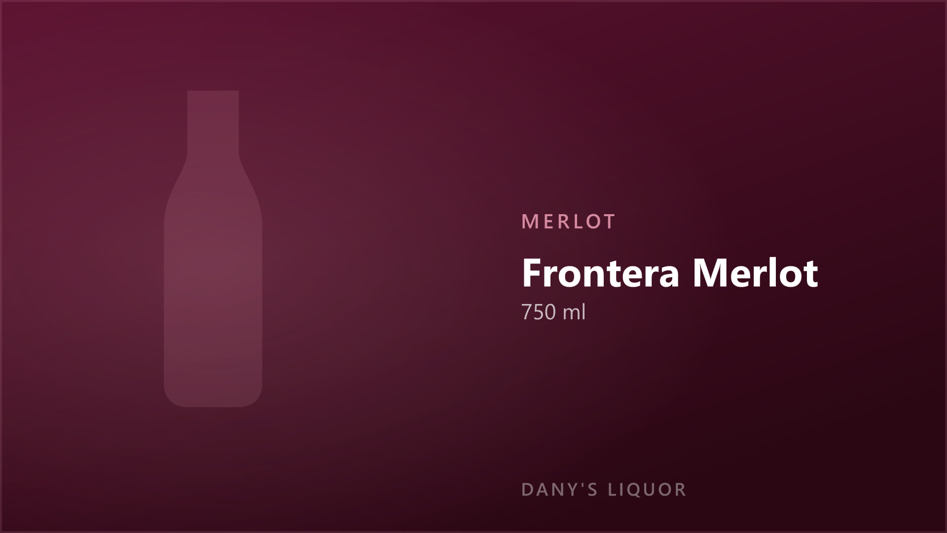 Frontera Merlot (750 ml)