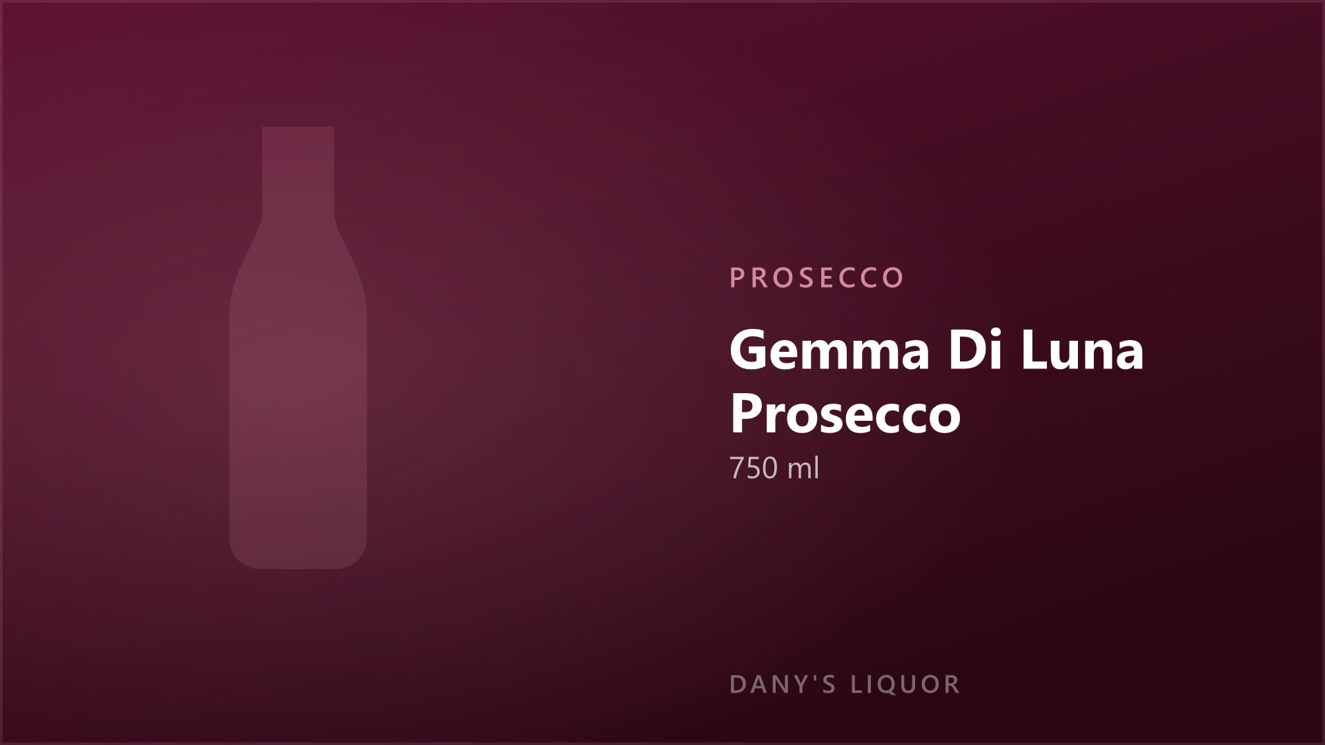 Gemma Di Luna Prosecco (750 ml)
