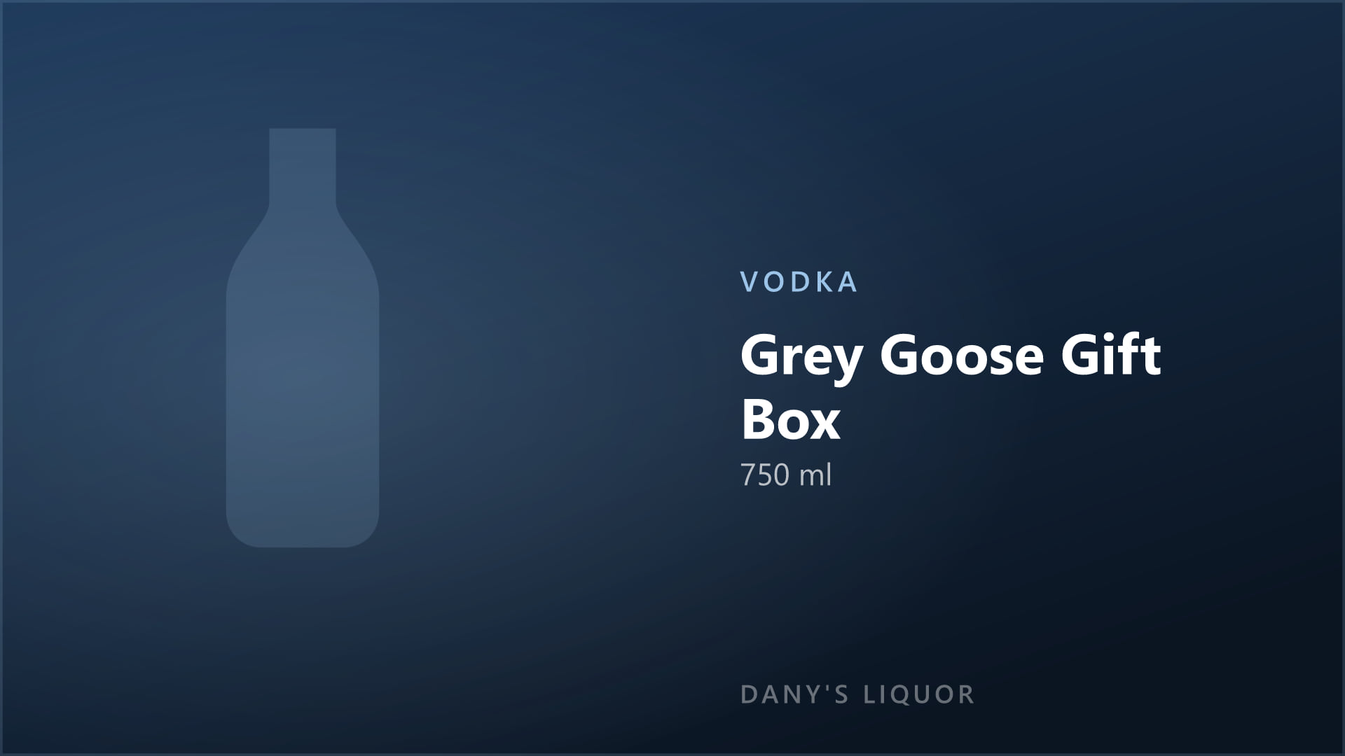 Grey Goose Gift Box (750 ml)