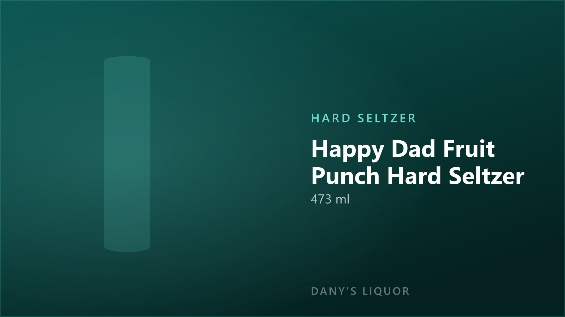 Happy Dad Fruit Punch Hard Seltzer (473 ml)