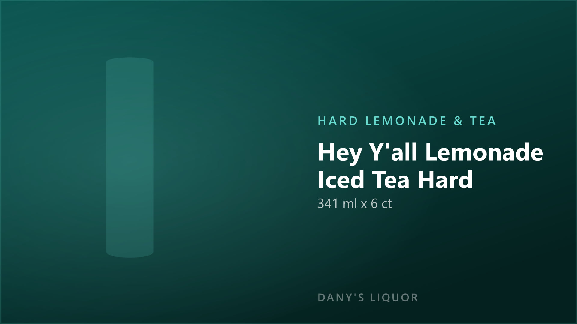 Hey Y'all Lemonade Iced Tea Hard (341 ml x 6 ct)