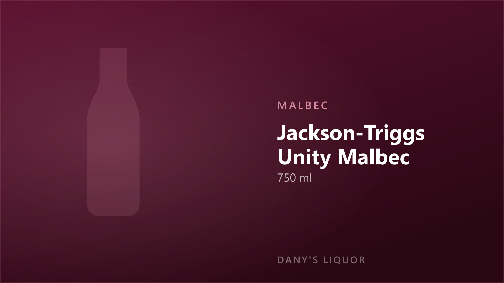 Jackson-Triggs Unity Malbec (750 ml)