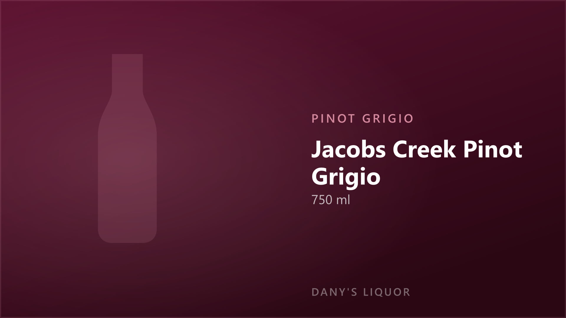 Jacobs Creek Pinot Grigio (750 ml)