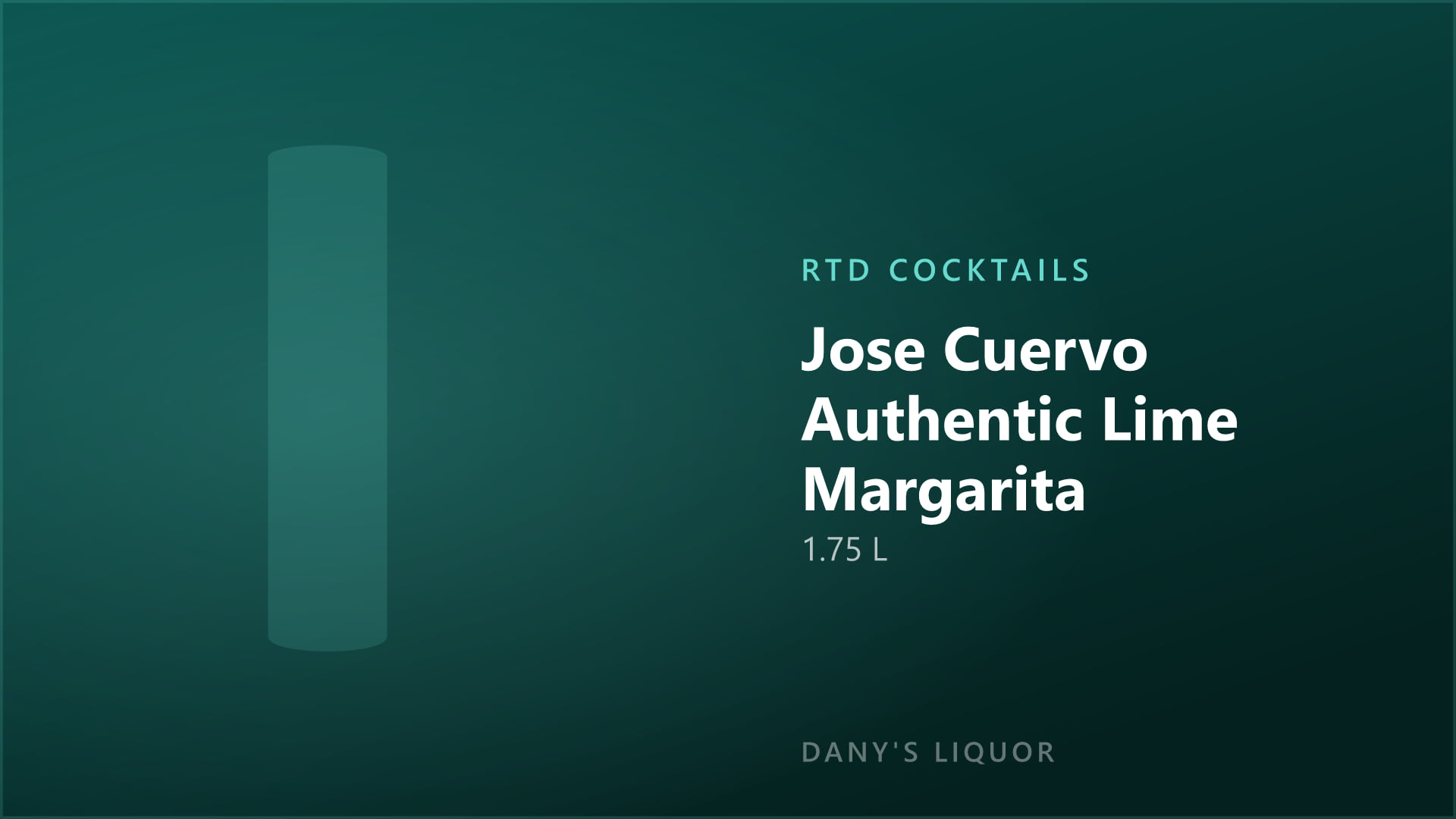 Jose Cuervo Authentic Lime Margarita (1.75 L)