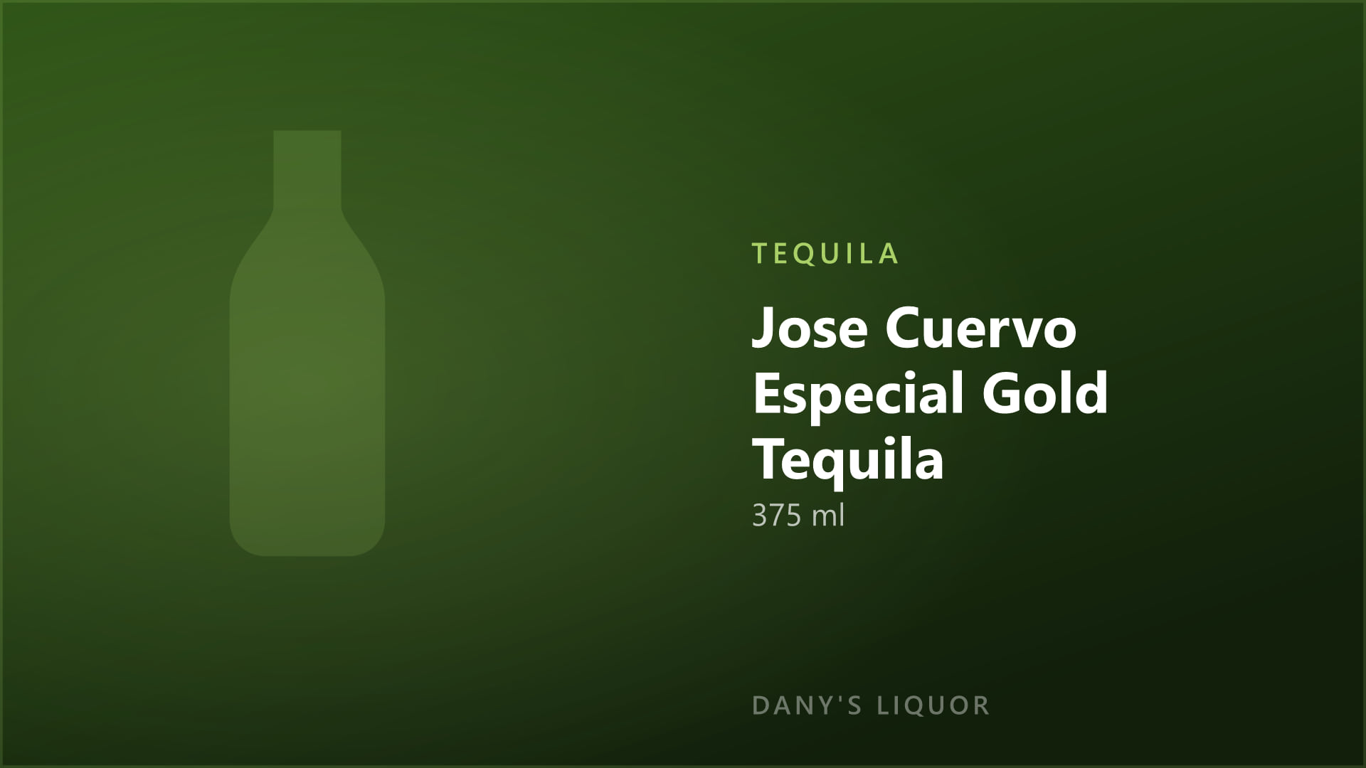 Jose Cuervo Especial Gold Tequila (375 ml)