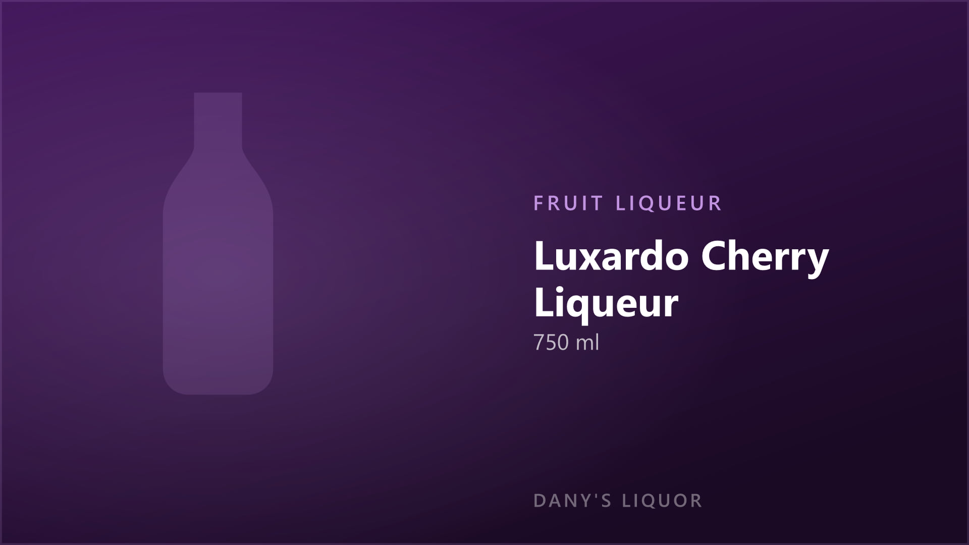 Luxardo Cherry Liqueur (750 ml)
