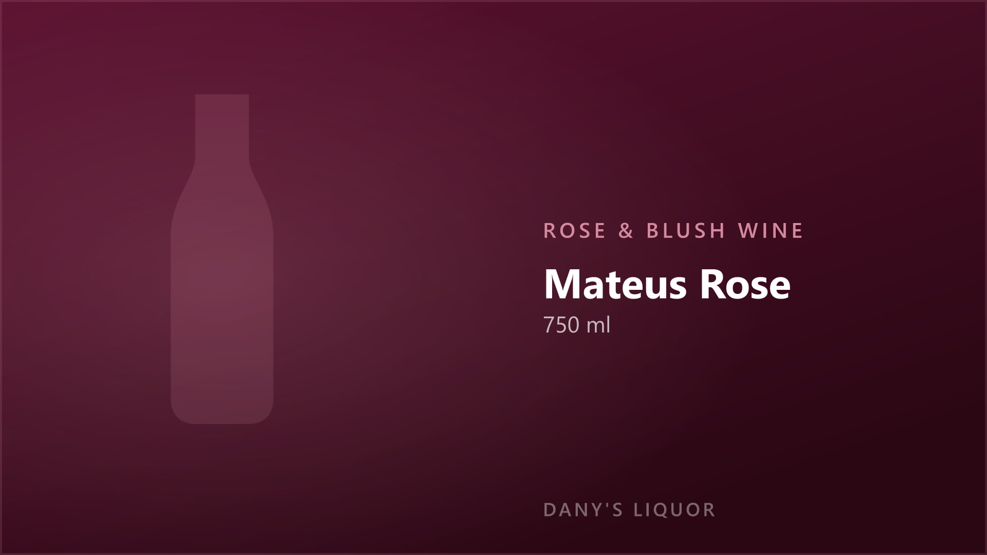 Mateus Rose (750 ml)
