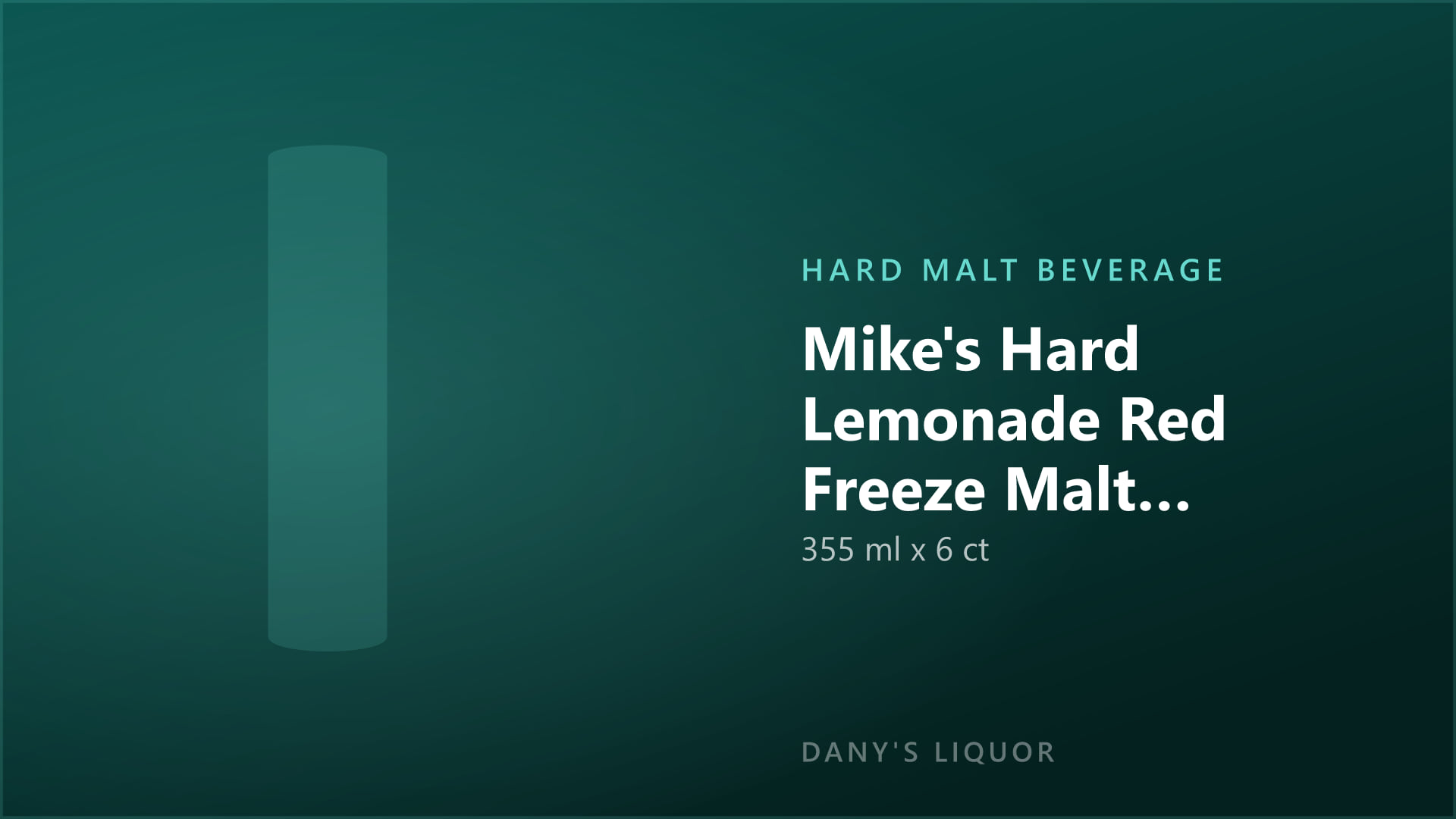 Mike's Hard Lemonade Red Freeze Malt Beverage (355 ml x 6 ct)