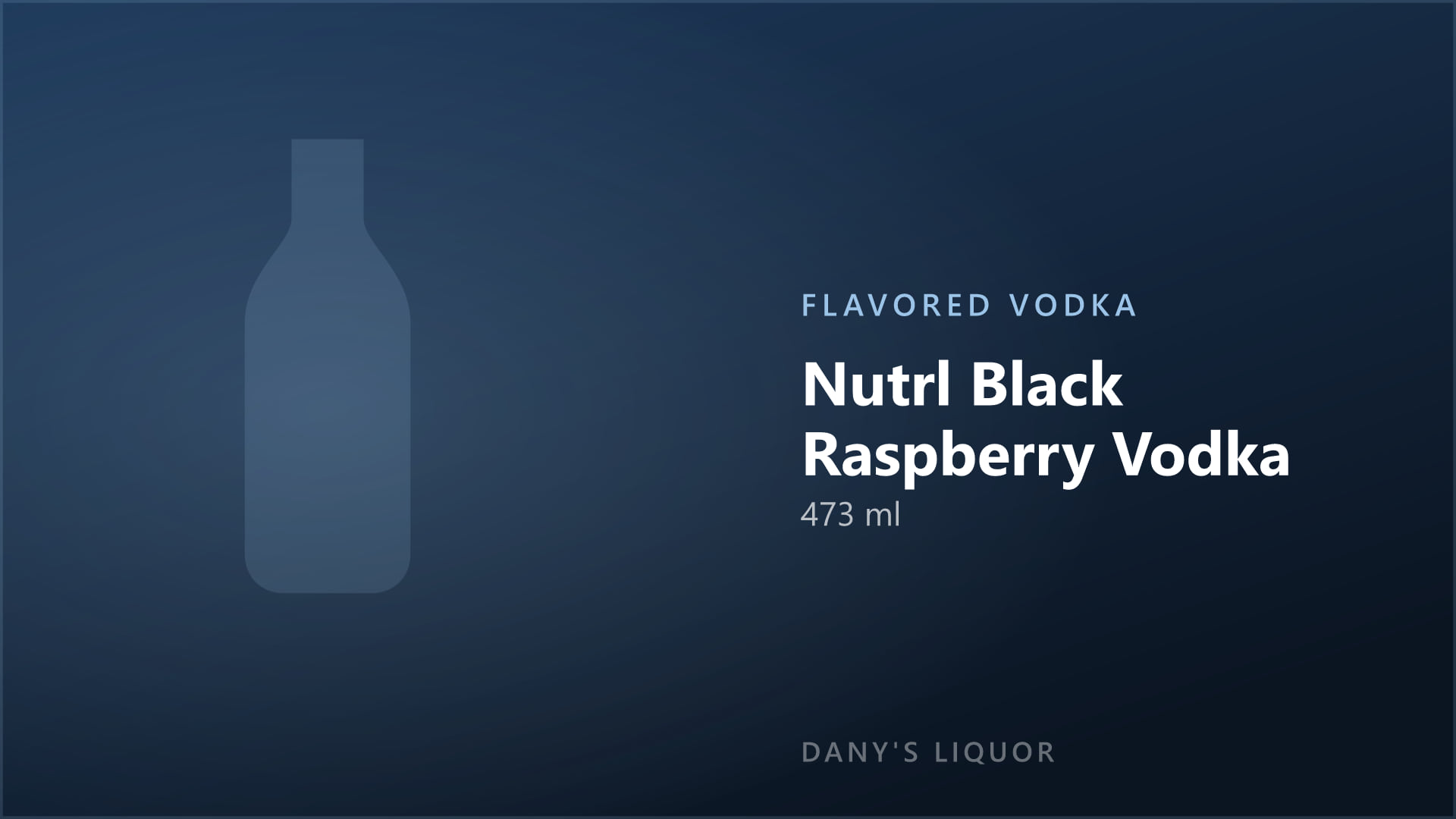 Nutrl Black Raspberry Vodka (473 ml)
