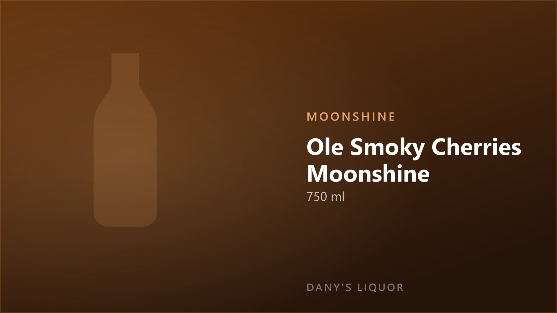 Ole Smoky Cherries Moonshine (750 ml)