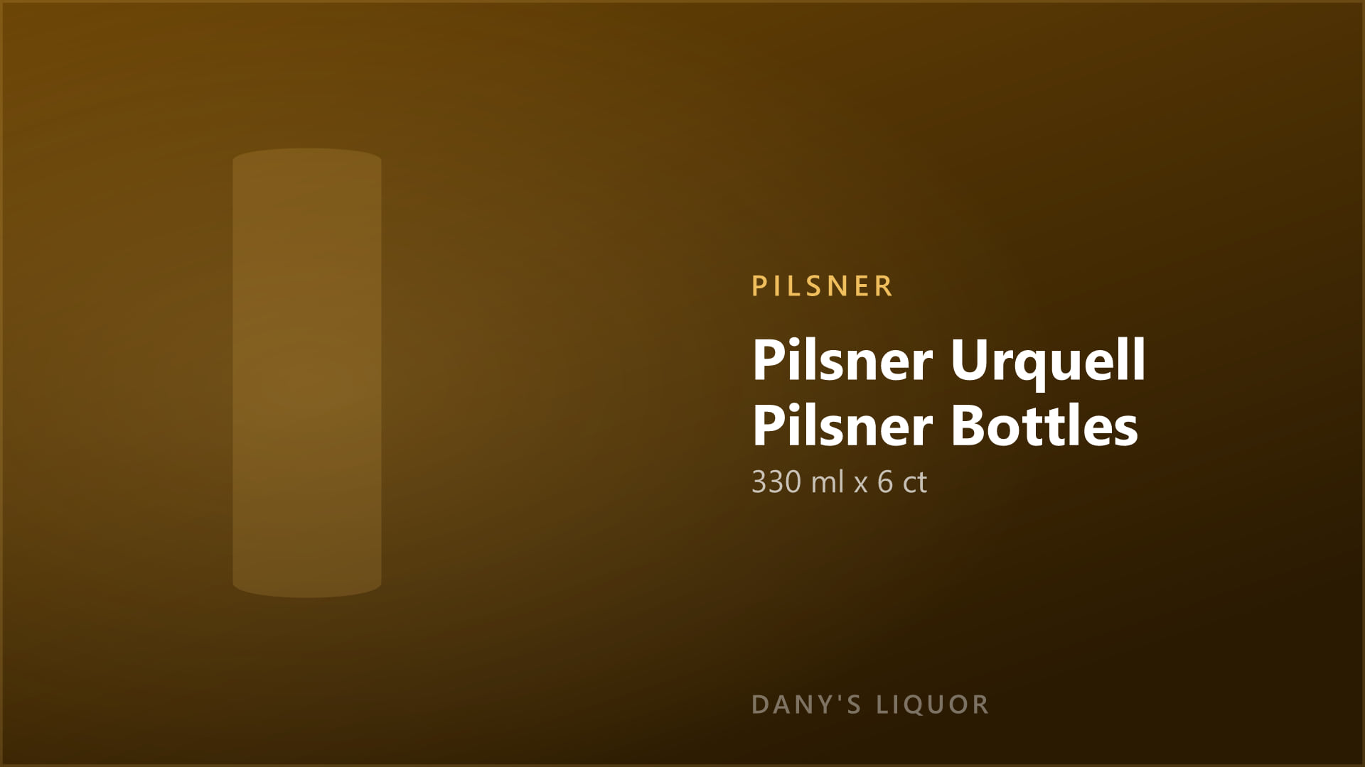 Pilsner Urquell Pilsner Bottles (330 ml x 6 ct)