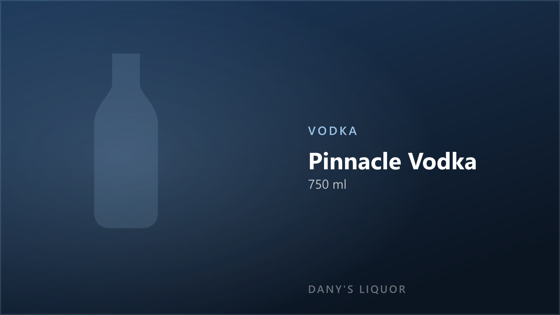 Pinnacle Vodka (750 ml)