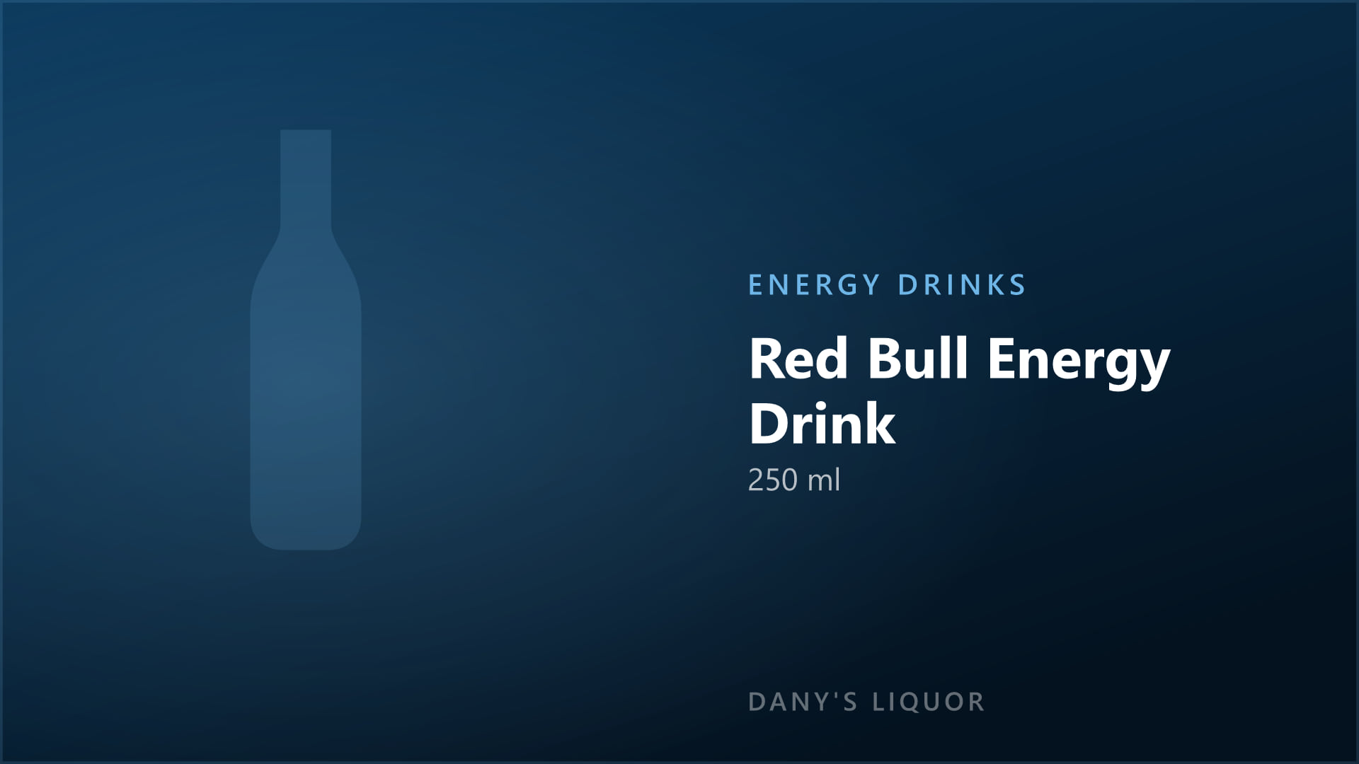 Red Bull Energy Drink (250 ml)