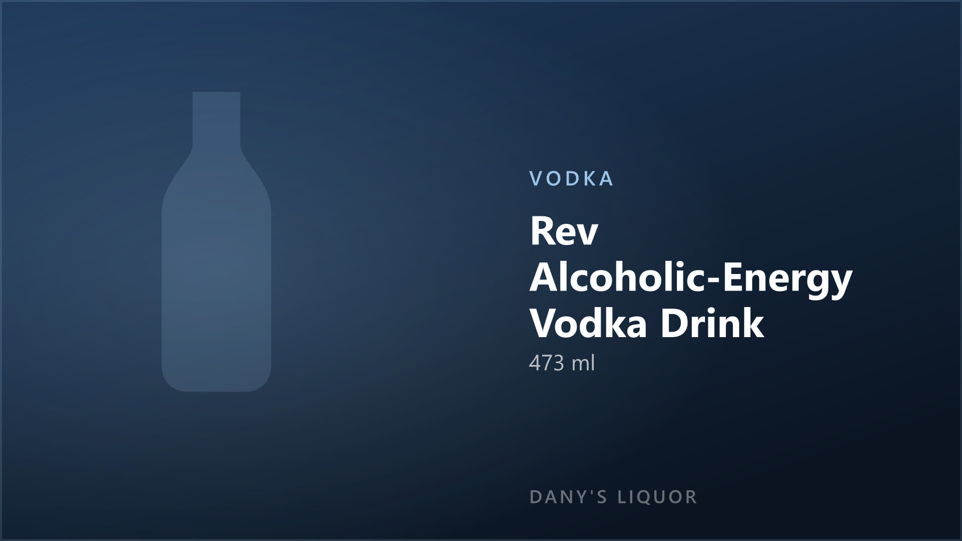 Rev Alcoholic-Energy Vodka Drink (473 ml)