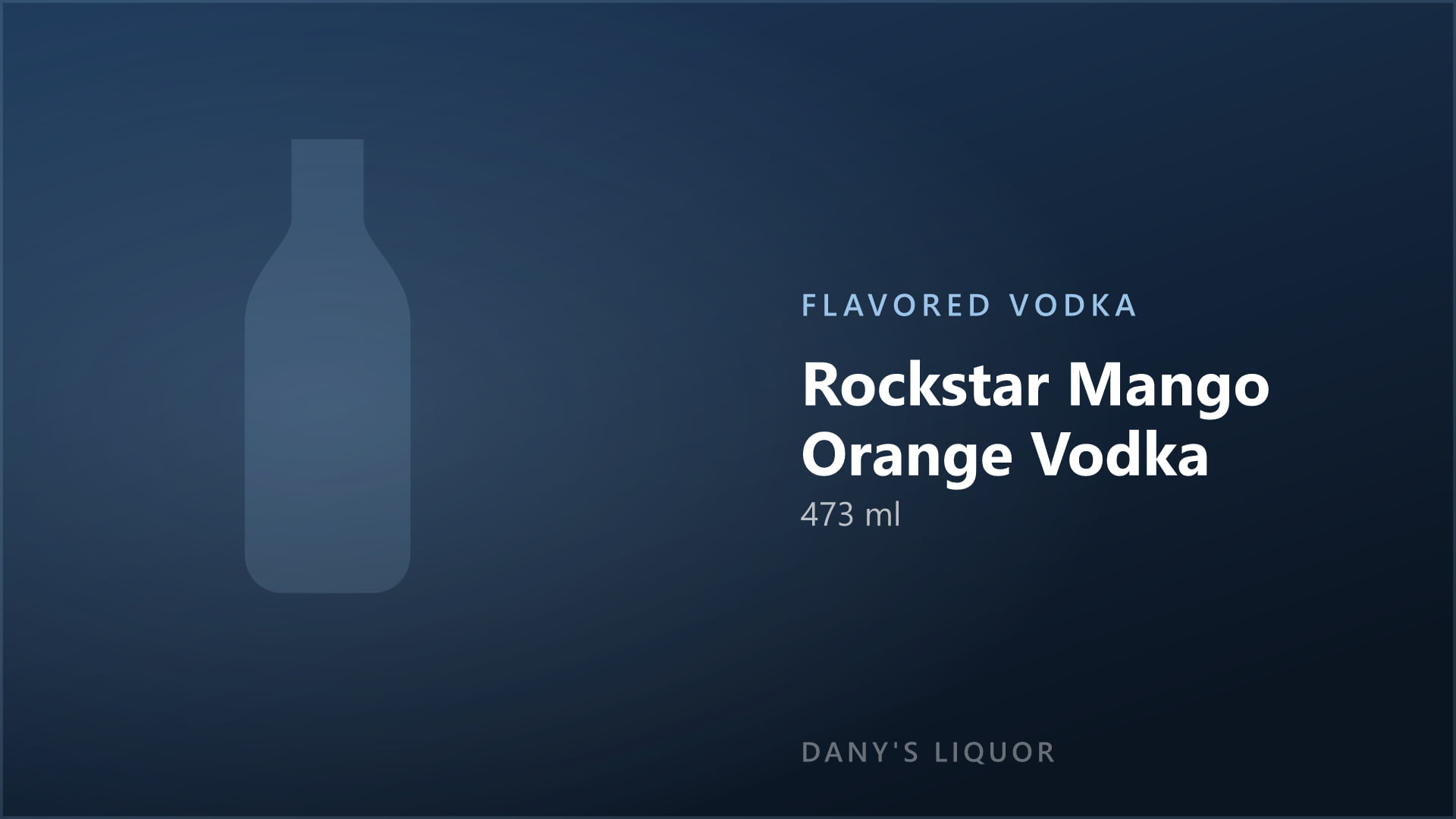 Rockstar Mango Orange Vodka (473 ml)
