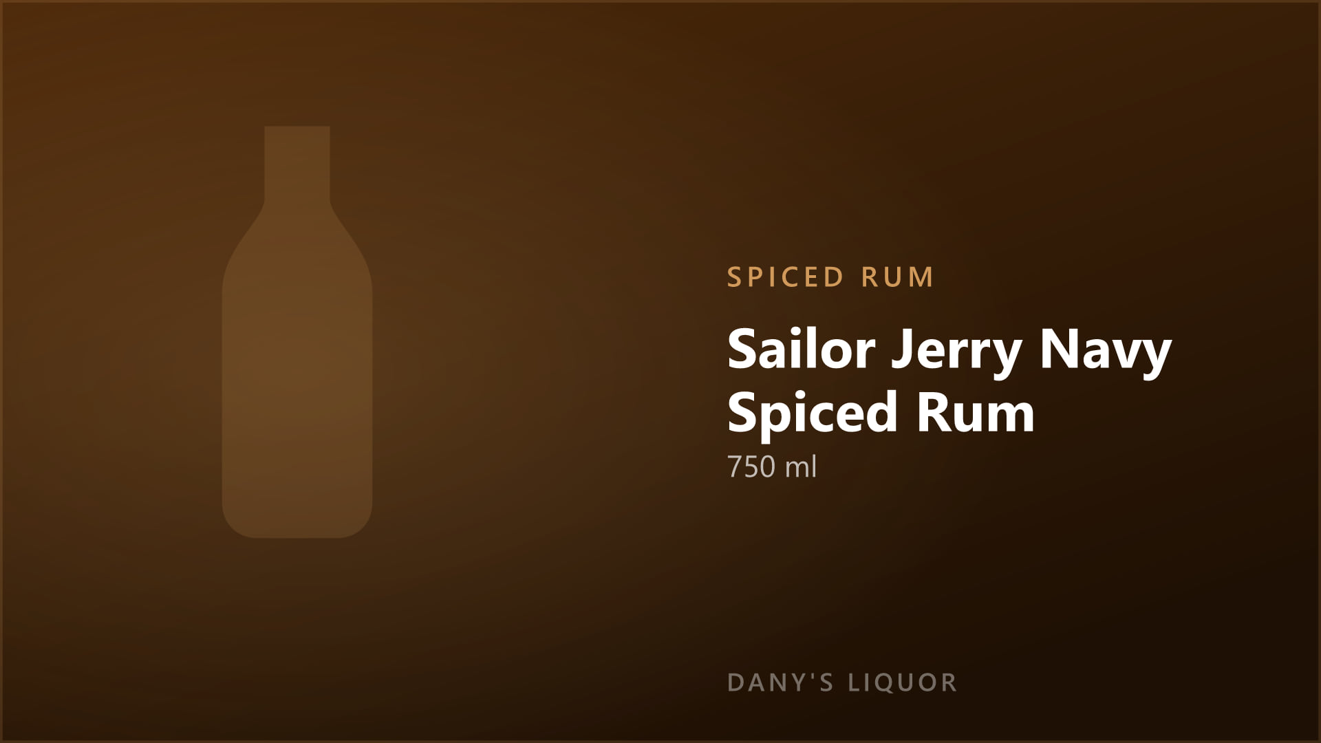 Sailor Jerry Navy Spiced Rum (750 ml)
