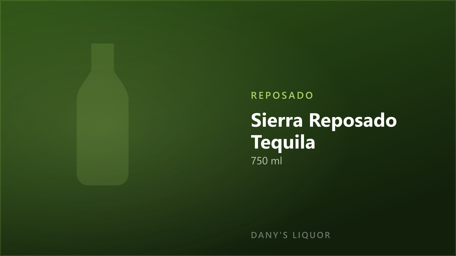 Sierra Reposado Tequila (750 ml)