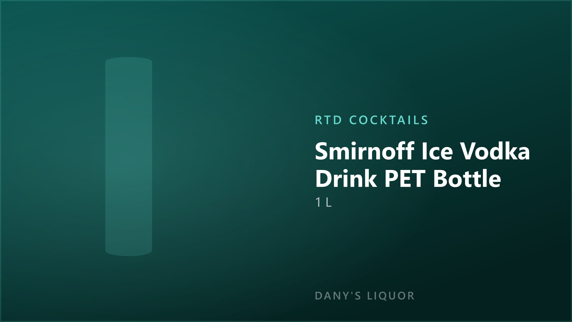 Smirnoff Ice Vodka Drink PET Bottle (1 L)