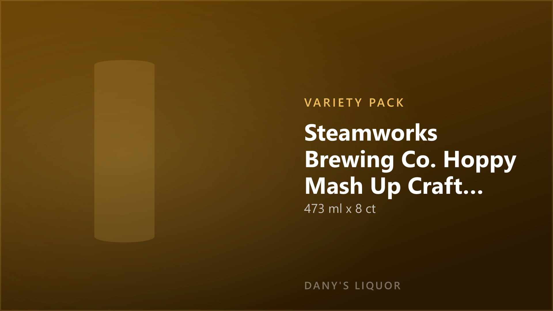 Steamworks Brewing Co. Hoppy Mash Up Craft Beer Variety Pack (473 ml x 8 ct)