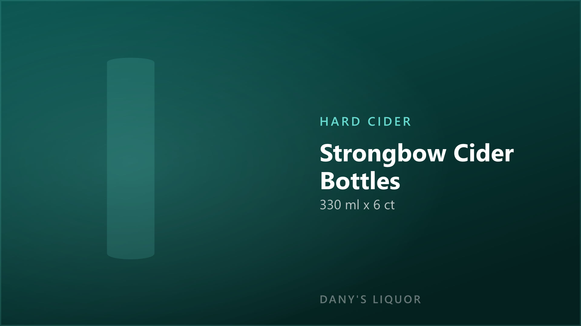Strongbow Cider Bottles (330 ml x 6 ct)