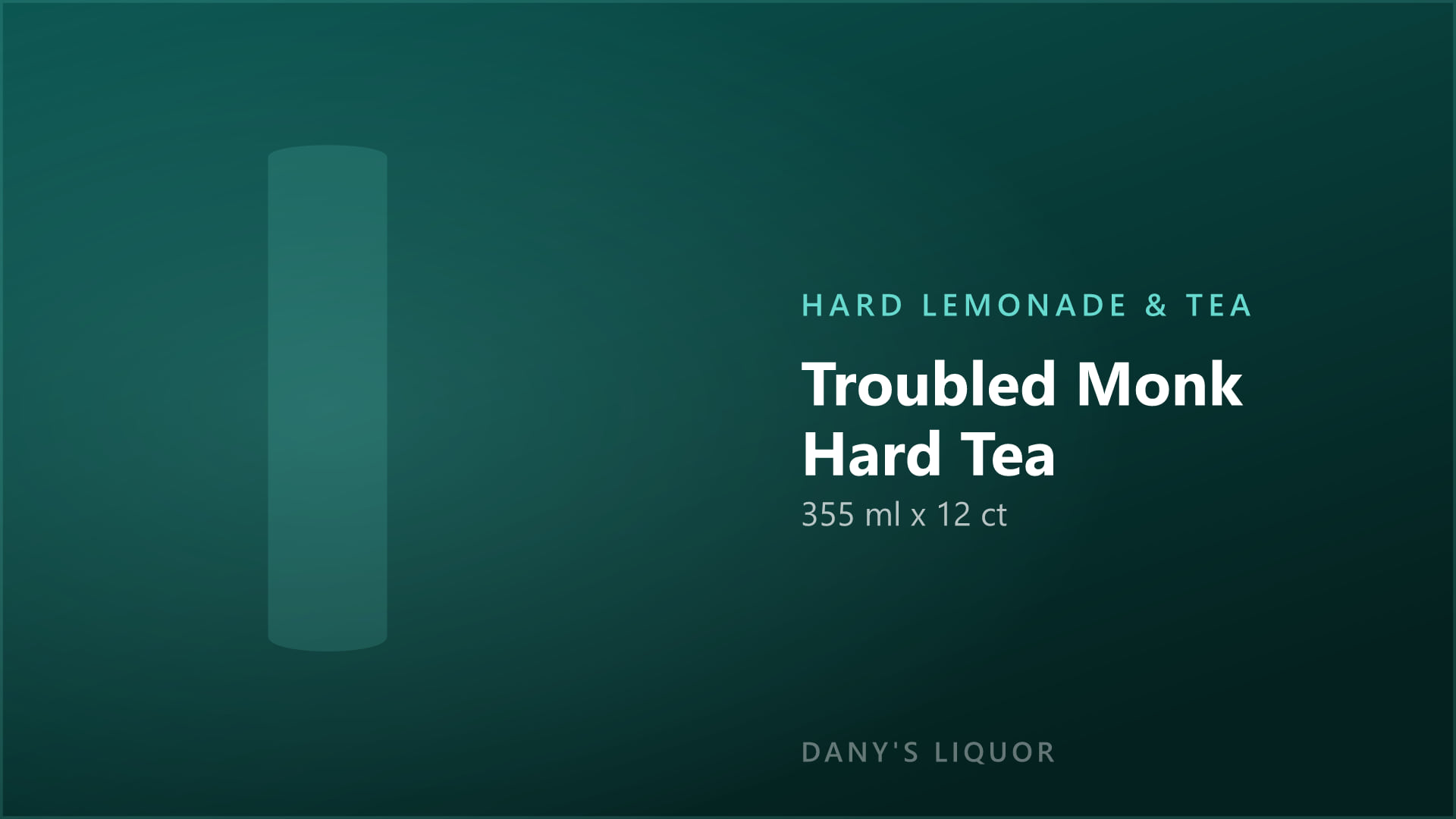 Troubled Monk Hard Tea (355 ml x 12 ct)