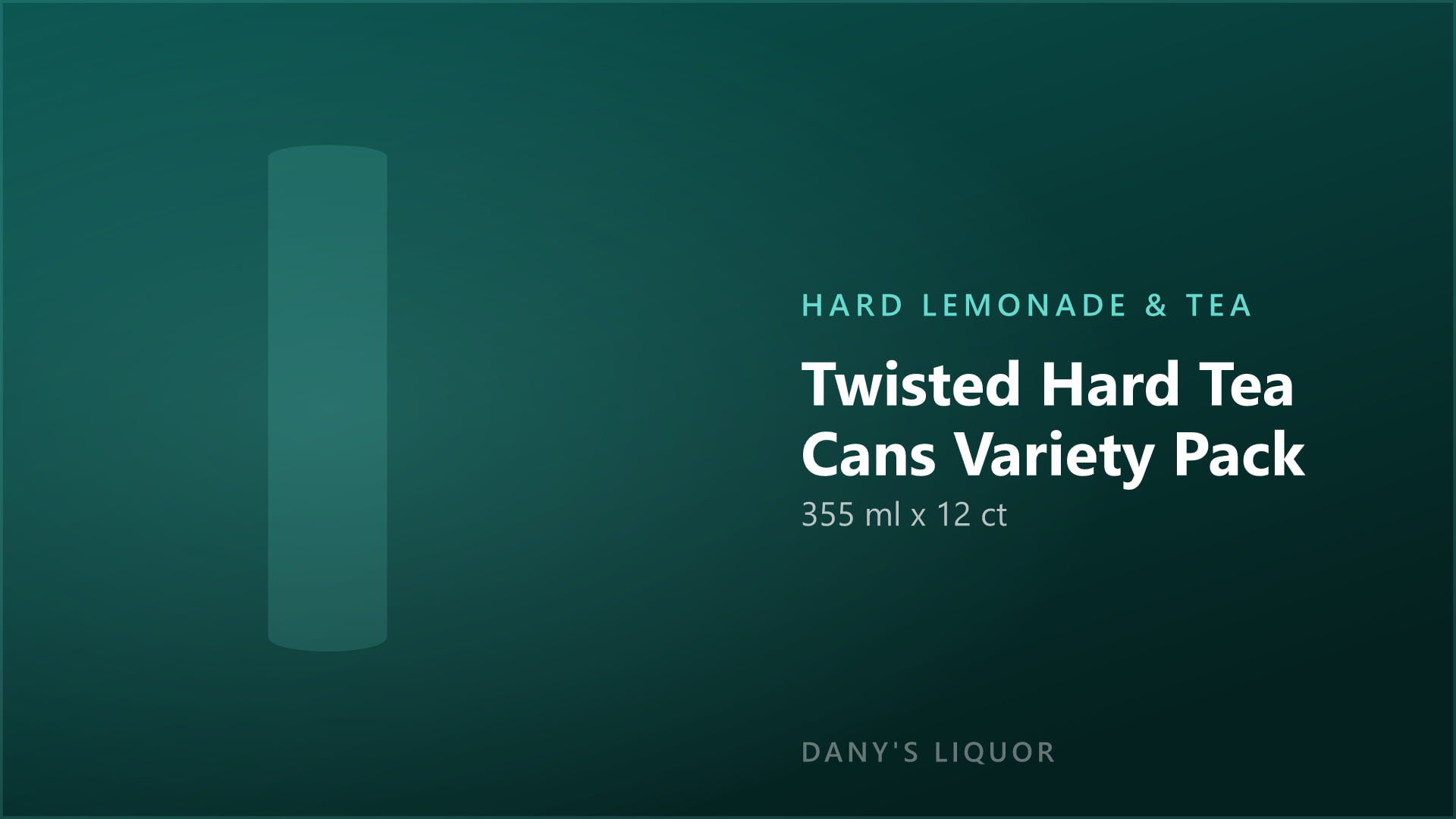 Twisted Hard Tea Cans Variety Pack (355 ml x 12 ct)